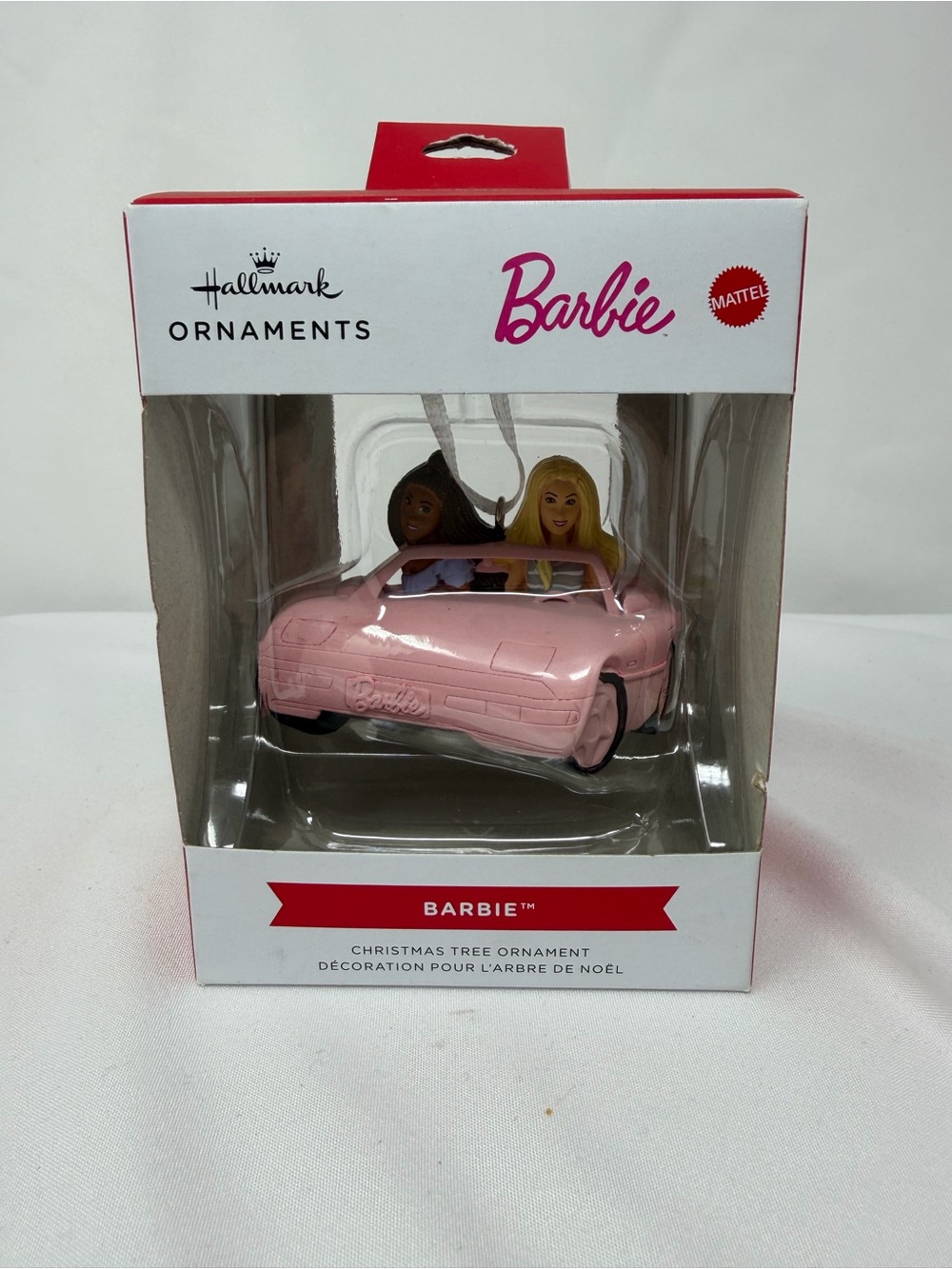 Hallmark Barbie Pink Convertible Ornament